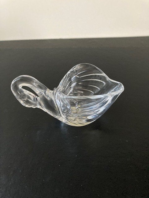 Crystal d'Arques roomkannetje model ZWAAN merksticker, Ophalen of Verzenden