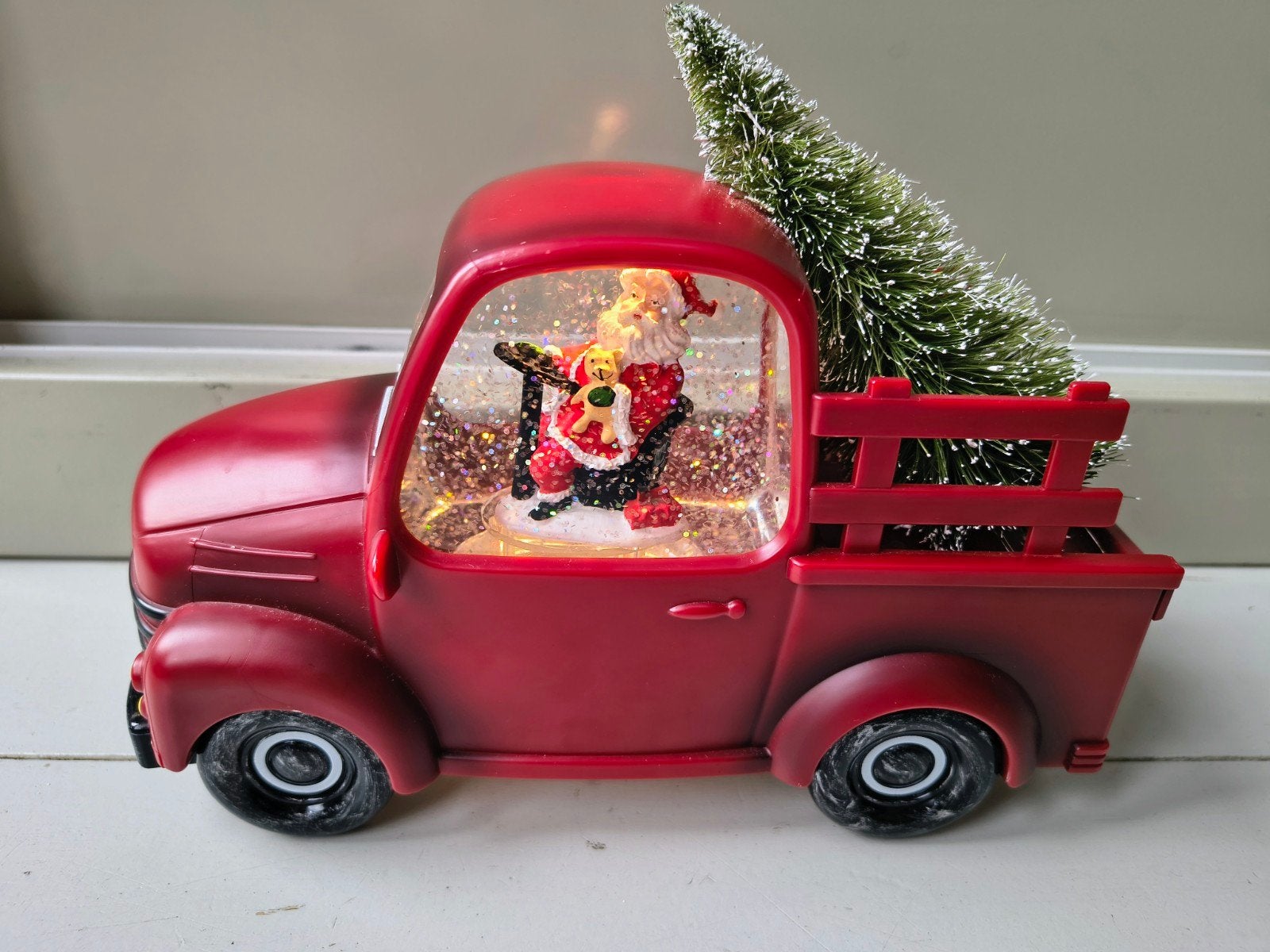 Sneeuwbal auto met licht, Ophalen of Verzenden