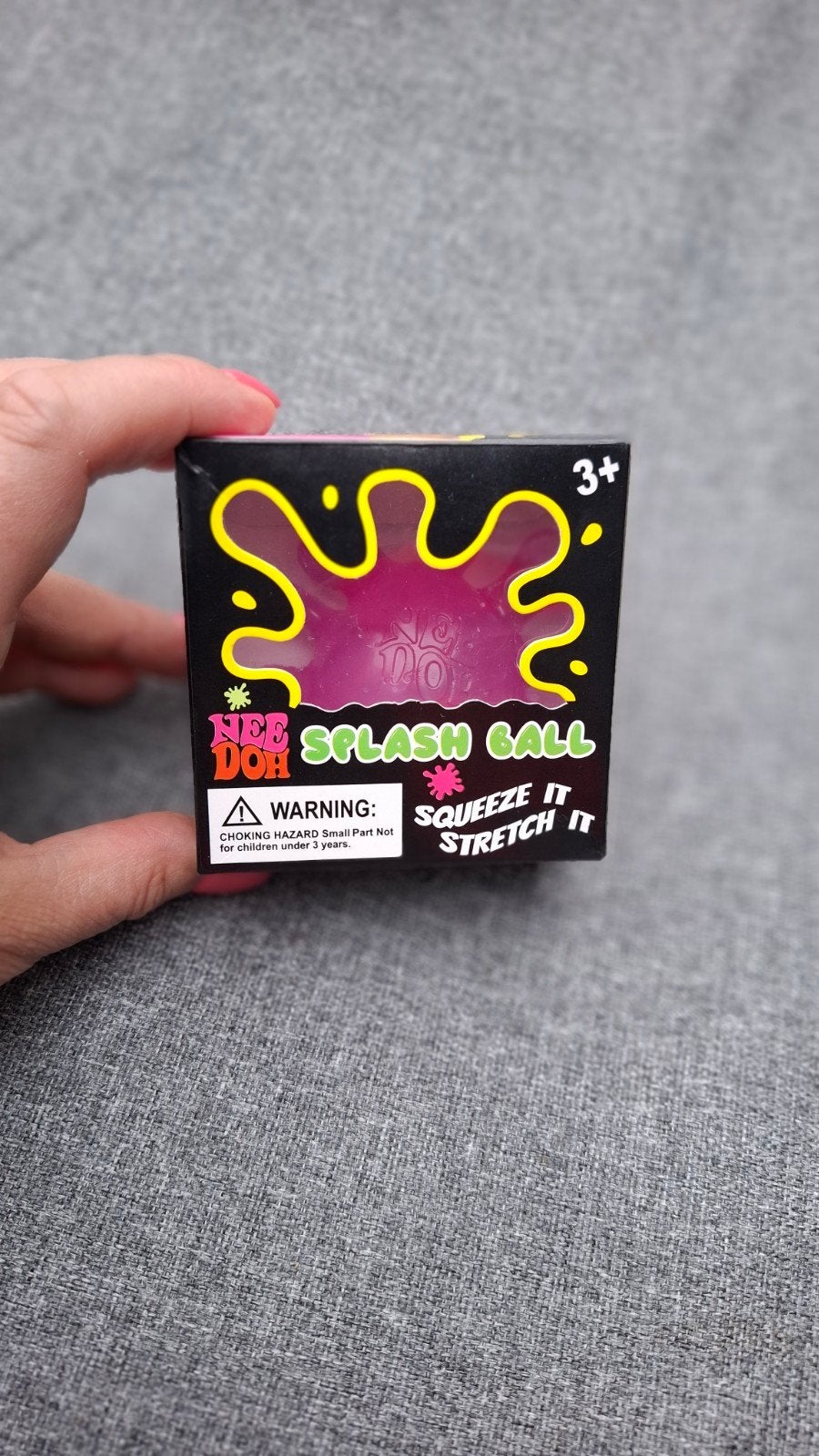 NeeDoh Splash Ball - Stressbal om te knijpen en rekken, Ophalen of Verzenden, Nieuw, Jongen of Meisje