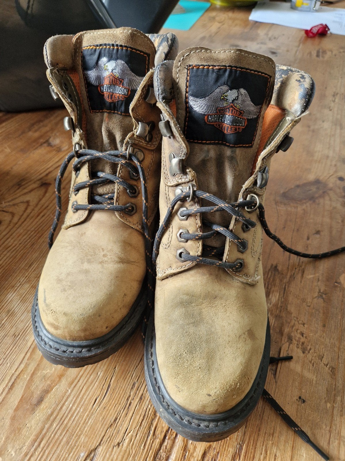 Harley Davidson boots mt 38,5, Motoren, Harley Davidson, Ophalen of Verzenden, Dames, Laarzen