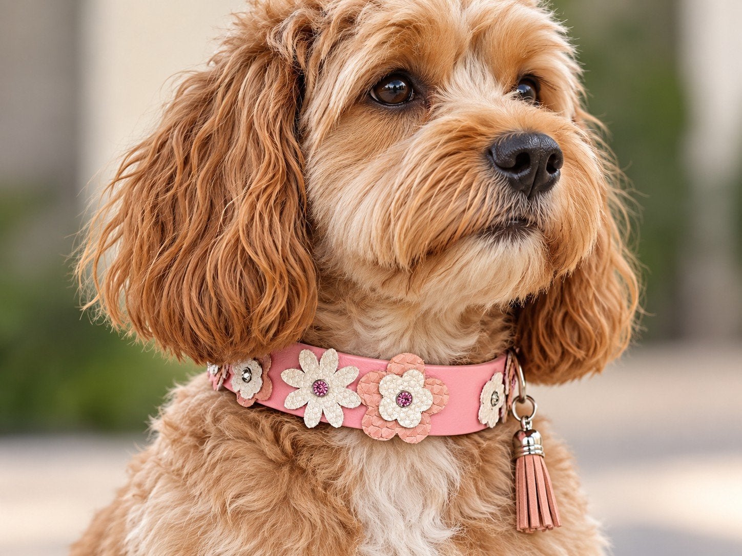 Unieke hondenhalsband met bloemen, Dieren en Toebehoren, Verzenden, Meriescreations, Meriescreations, Meriescreations