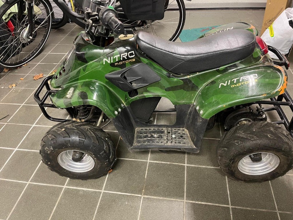 Kinder Quad Nitro Motors - Nieuwe Accu, Volledig Werkend, Fietsen en Brommers, Ophalen, Gebruikt