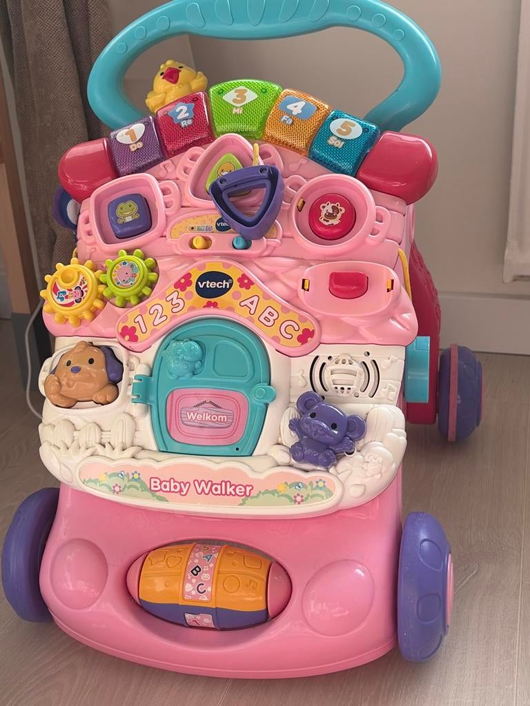 Vtech Baby Walker roze, Ophalen of Verzenden, Gebruikt, 6 maanden tot 2 jaar