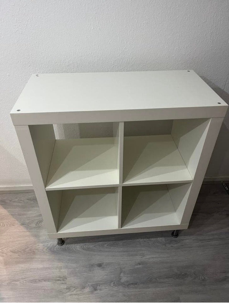 Wit vakkenkastje met 4 vakken ikea, Ophalen, Met plank(en), Gebruikt, 50 tot 100 cm