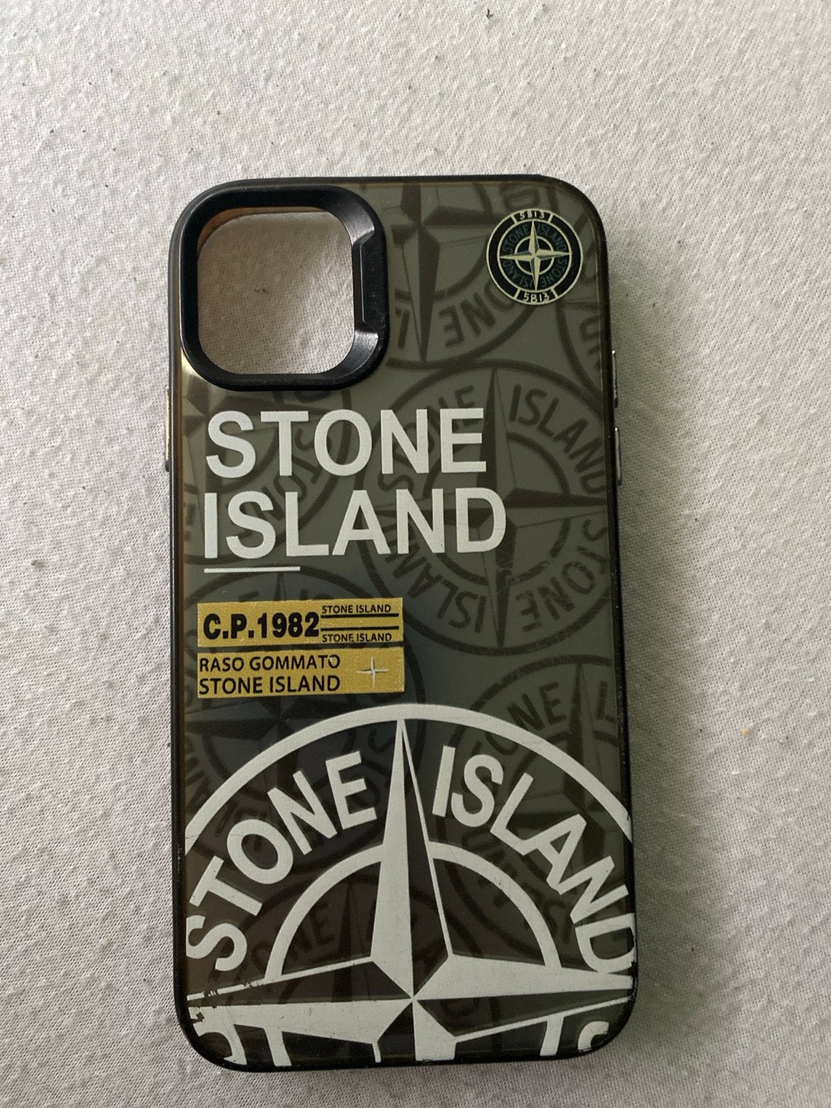Nieuw Stone Island hoesje voor iPhone 11 en 12, IPhone 11, Zwart, Nieuw, Hoesje of Tasje