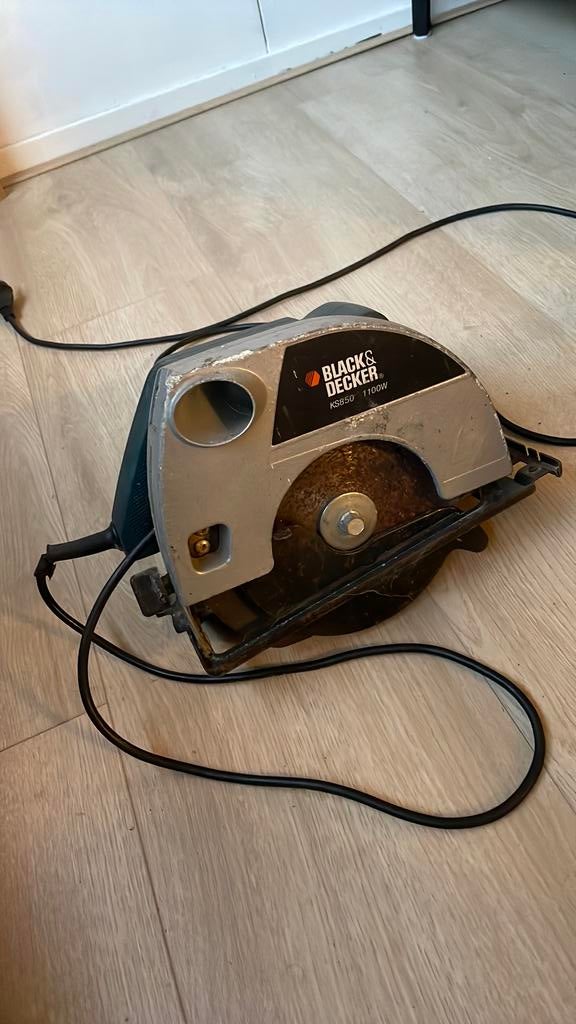 Black & Decker cirkelzaag, Ophalen of Verzenden, Gebruikt, Cirkelzaag