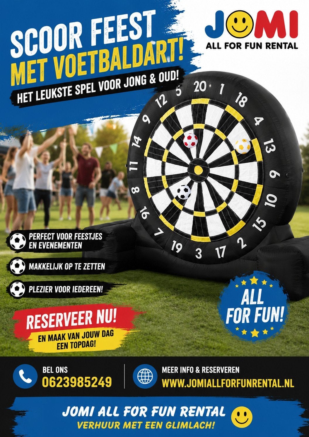 Voetbaldarts xxl: Het Leukste Spel voor Jong & Oud!, Ophalen, Nieuw, Overige