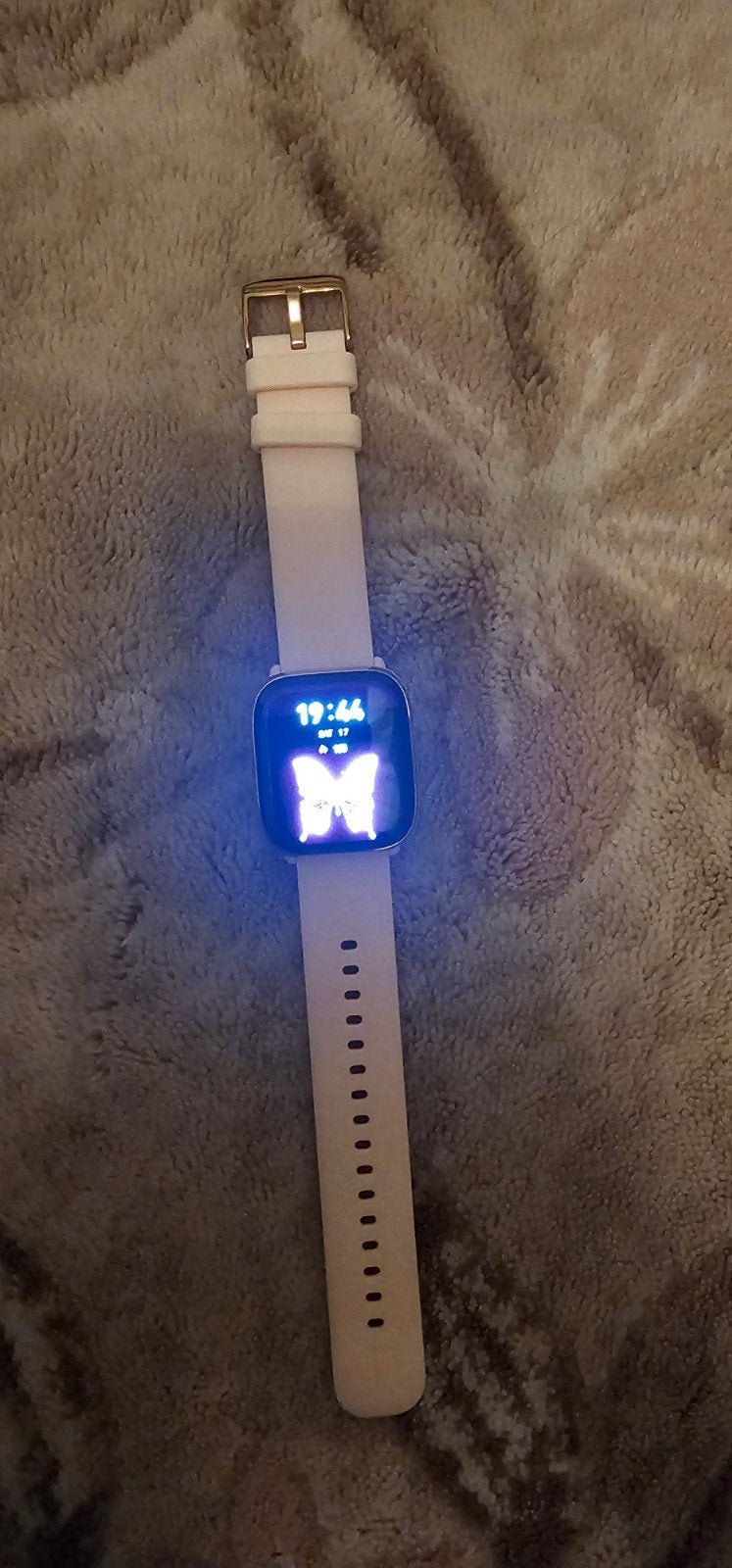 Stijlvolle Smartwatch - Roze met Gouden Details, Onbekend, Ophalen of Verzenden, Zo goed als nieuw, Roze