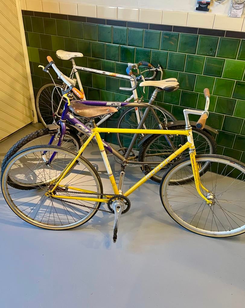 Diverse vintage singlespeed sportfietsen stadsfietsen, Fietsen en Brommers, Gebruikt, Versnellingen, 57 tot 61 cm, Ophalen