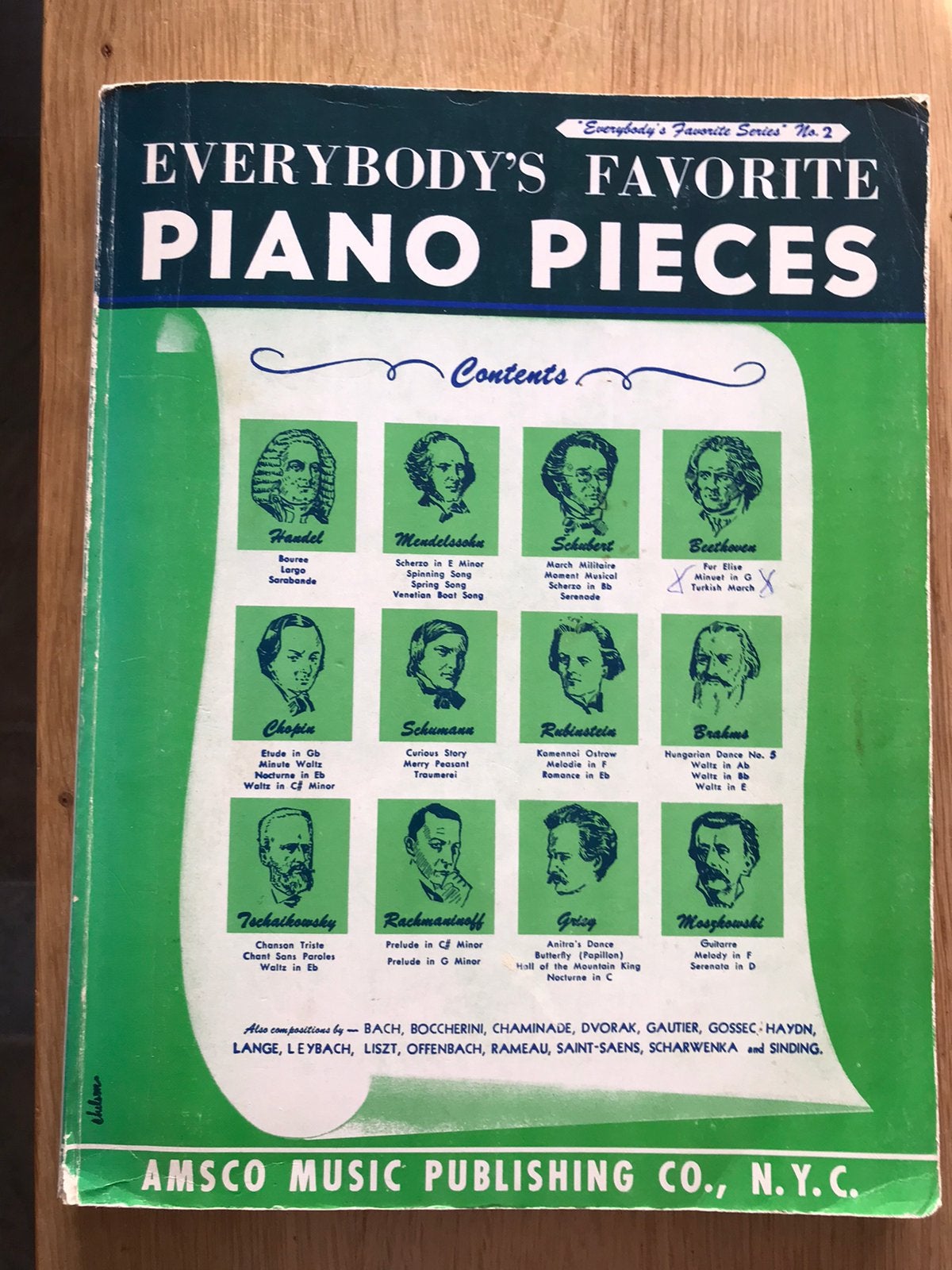Muziekstukken voor piano, Ophalen of Verzenden, Gelezen