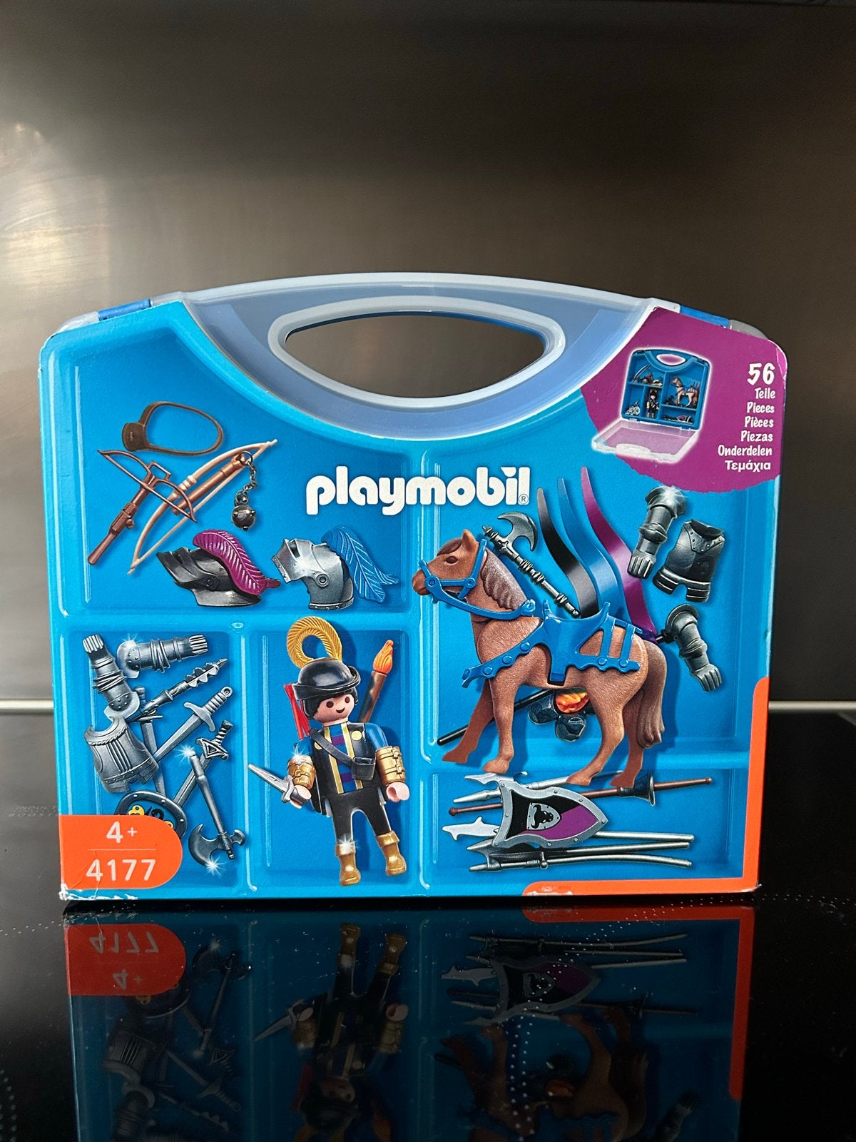 Playmobil Ridder in Koffer (2007) - Set 4177, Complete set, Nieuw, Ophalen of Verzenden, Knights