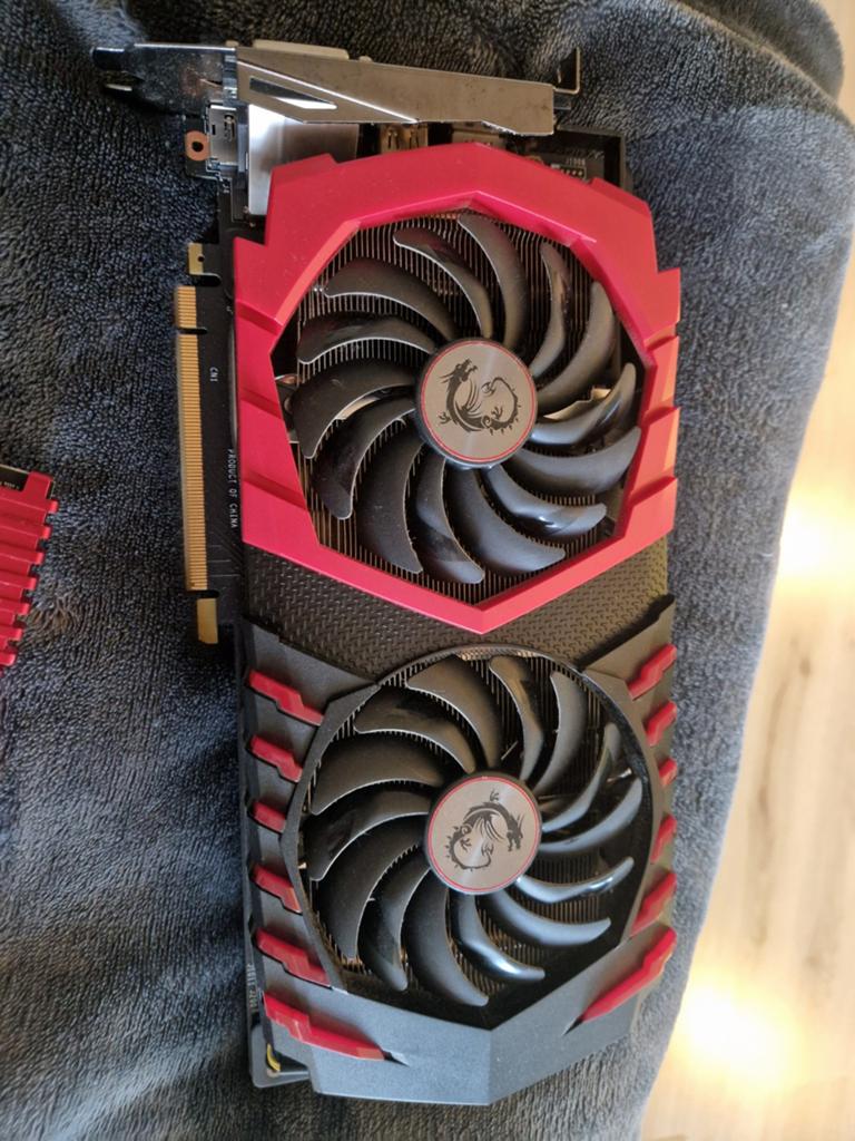 MSI GeForce GTX 1060 Gaming X 6G Videokaart, Computers en Software, Videokaarten, PCI-Express 3, HDMI, Ophalen of Verzenden, Nvidia