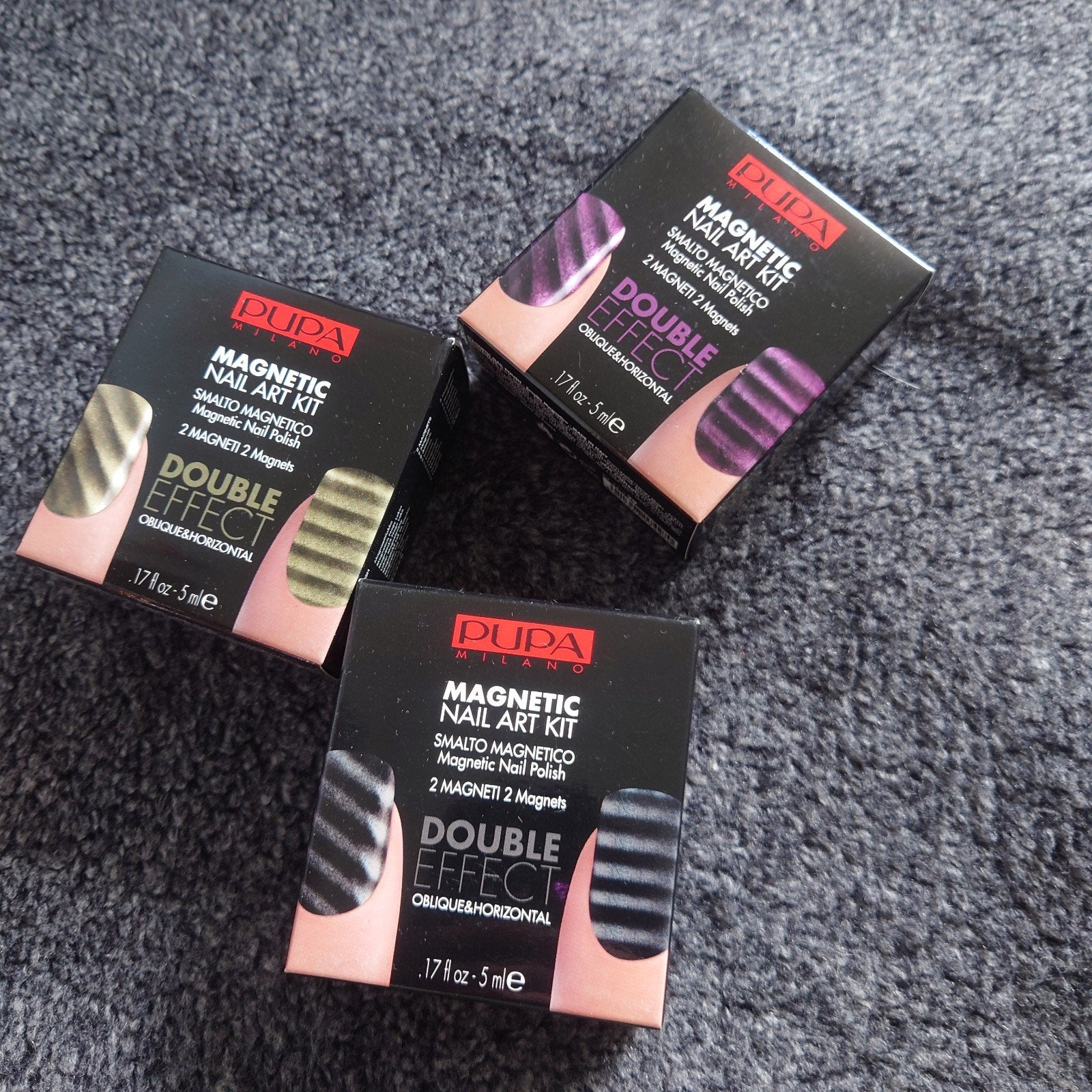 Pupa Milano Magnetic Nail Art Kit - 3 Nieuwe Pakketten, Ophalen of Verzenden, Nieuw, Overige typen