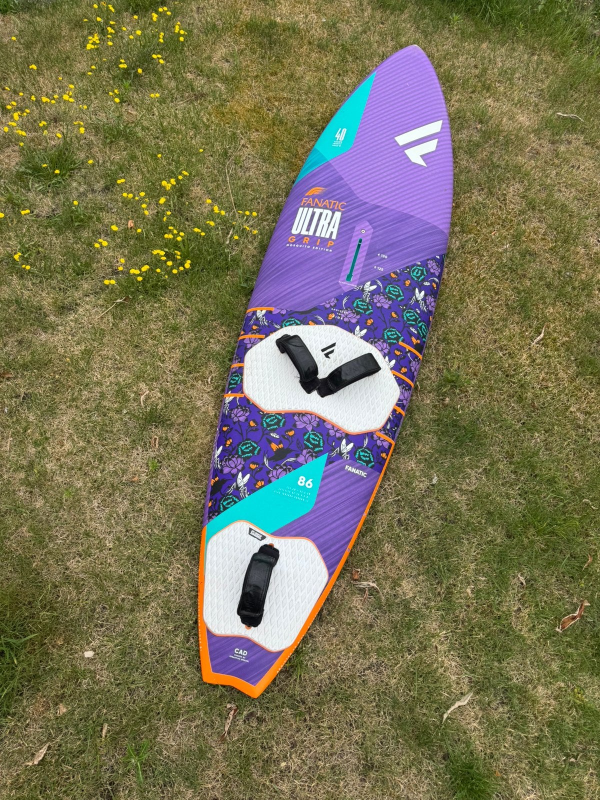 Fanatic ultra grip 86 mosquito edition, Watersport en Boten, Windsurfen, Gebruikt, Minder dan 250 cm, Fanatic, Plank