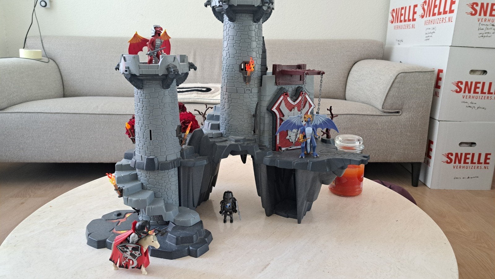 Playmobil drakenkasteel(bieden mag), Kinderen en Baby's, Speelgoed | Playmobil, Gebruikt, Losse onderdelen, Ophalen of Verzenden