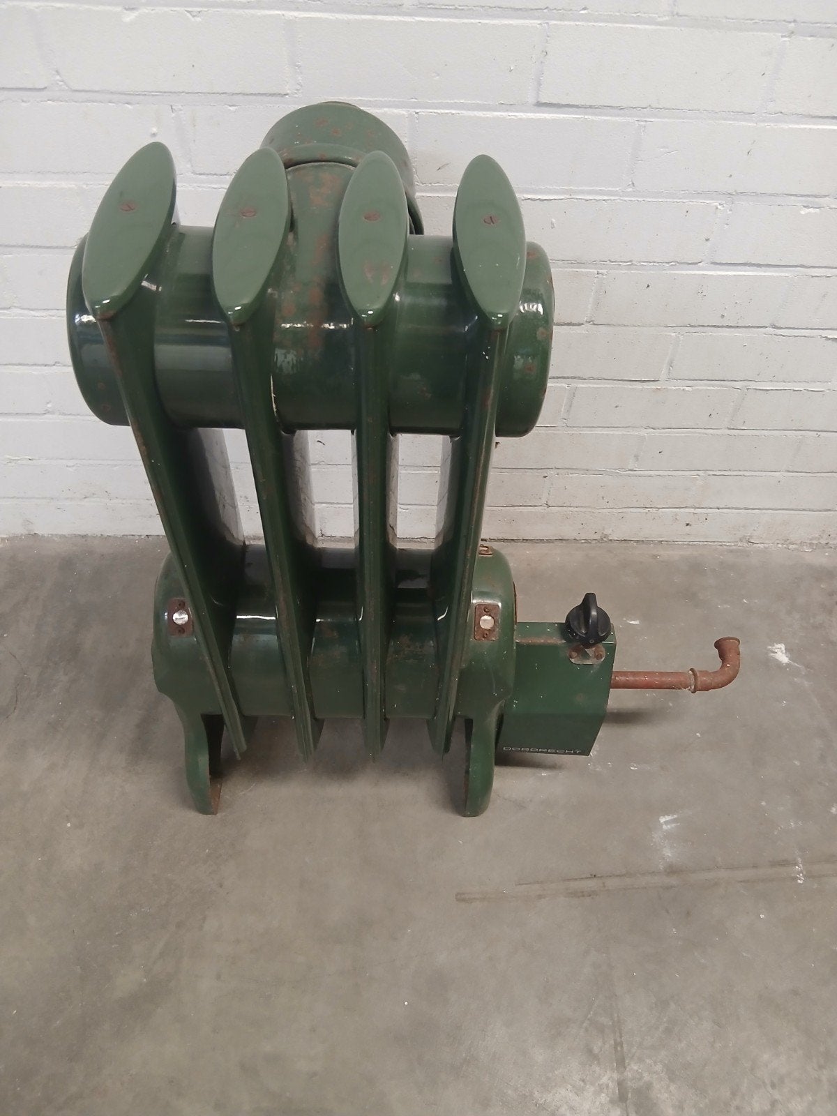 Antieke Gaskachel Meterfabriek Dordrecht, Ophalen, 30 tot 80 cm, Gebruikt, Kachel