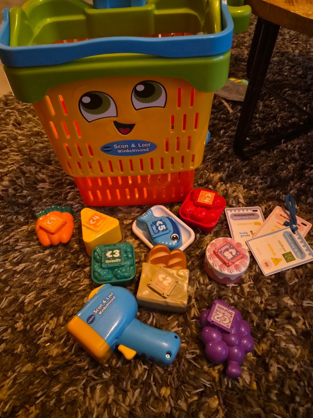 VTech Scan & Leer Winkelmandje met accessoires, Ophalen of Verzenden, Jongen of Meisje