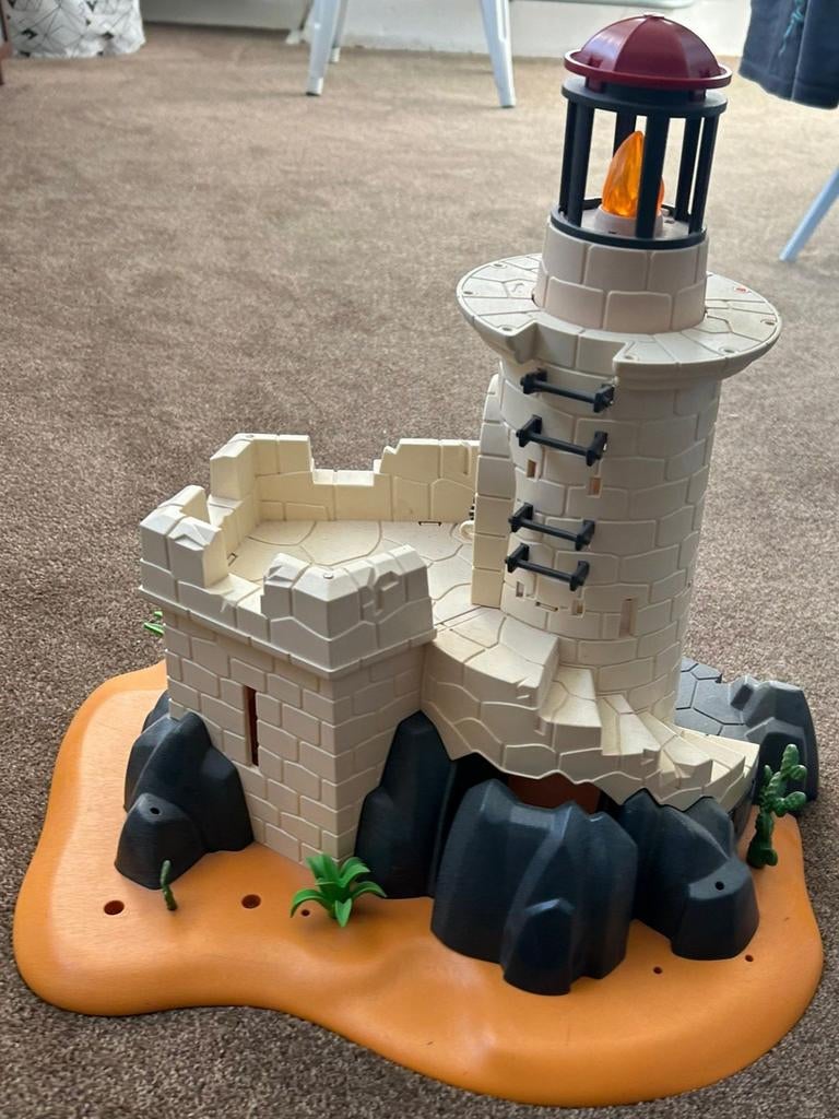 Playmobil 4294 Soldatenbastion met vuurtoren, Kinderen en Baby's, Speelgoed | Playmobil, Ophalen, Gebruikt, Complete set