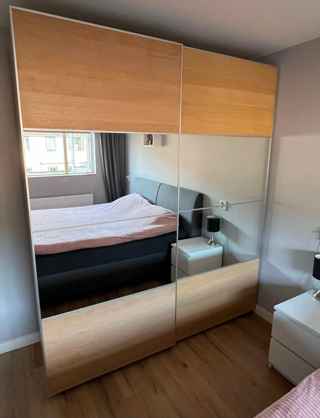IKEA PAX Schuifdeuren, Ophalen, Gebruikt, Eikenhout, Modern, Scandinavisch