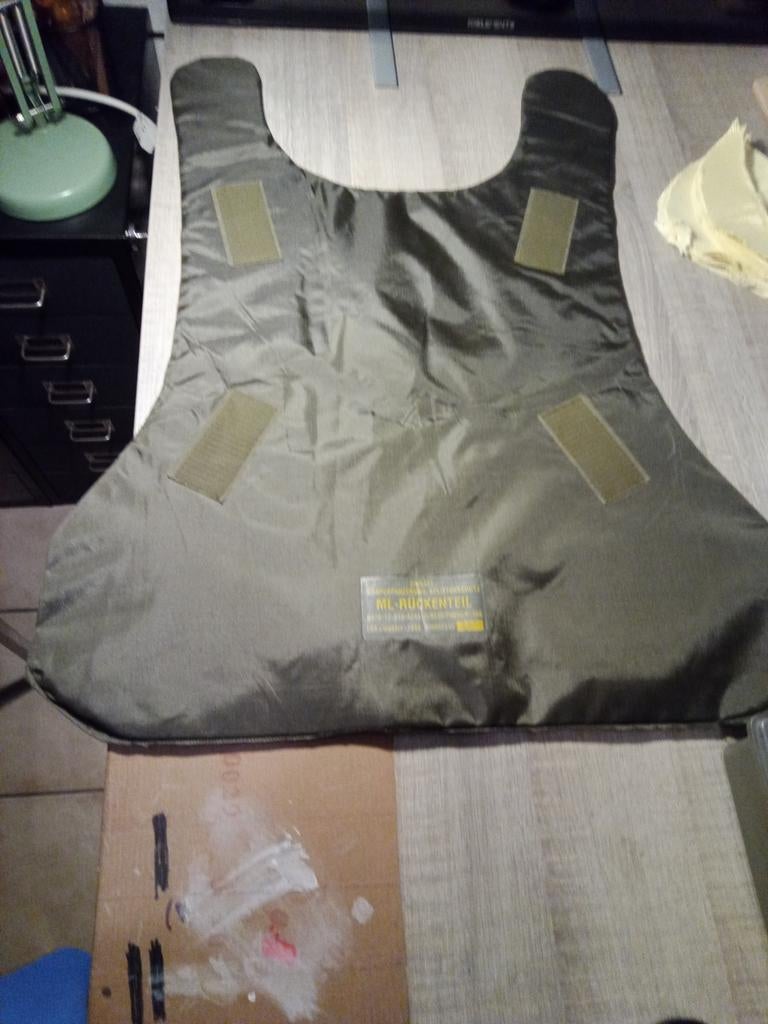 Ballistische inlage splitter weste Flak jacket, Ophalen of Verzenden, Landmacht, Duitsland, Kleding of Schoenen