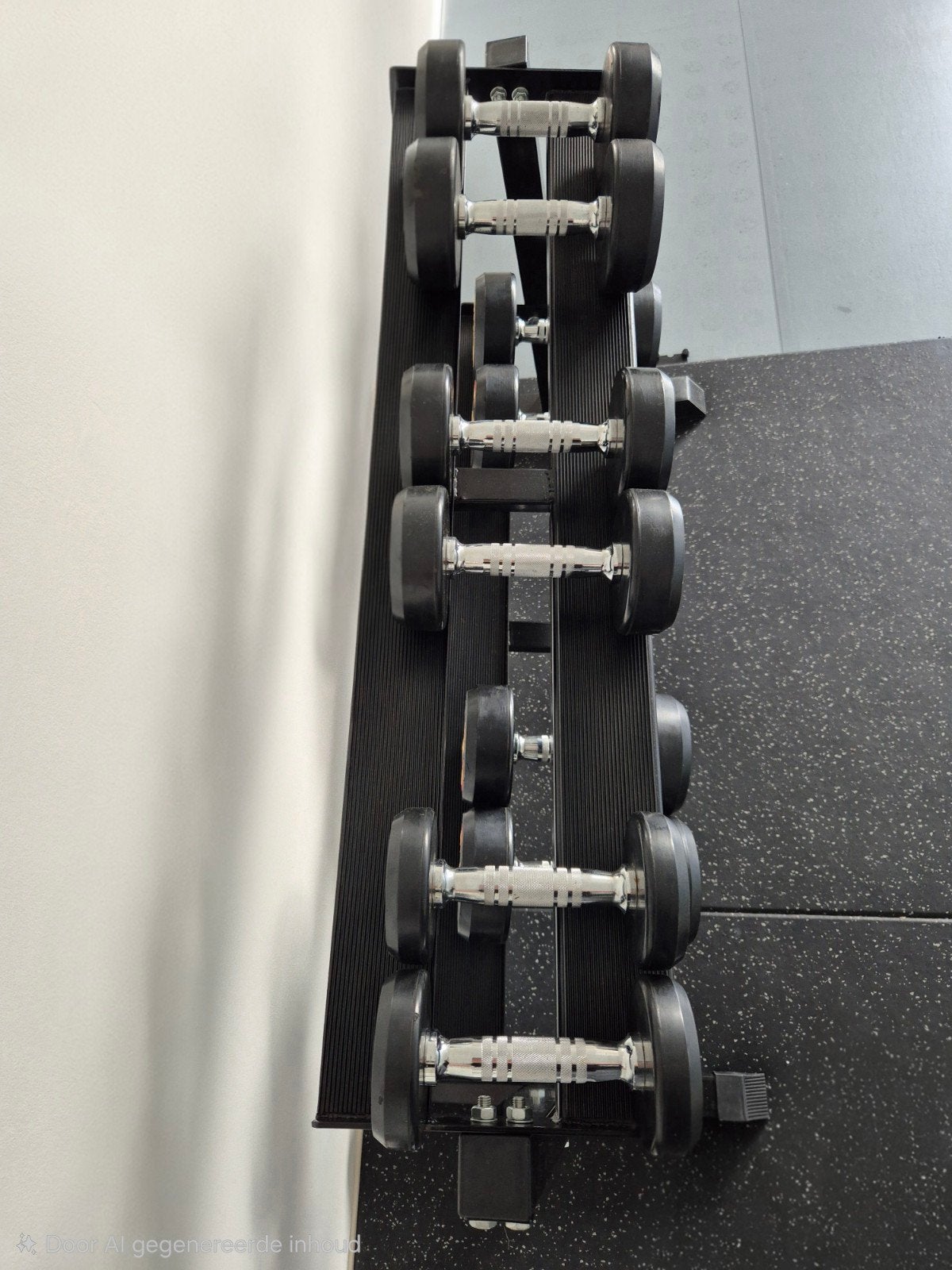 Taurus Dumbbellset met rek - 2.5kg t/m 12.5kg, Sport en Fitness, Fitnessmaterialen, Ophalen, Gebruikt, Benen, Halterset