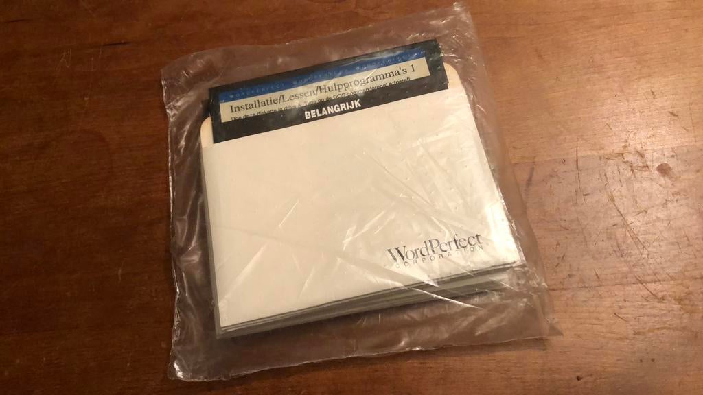 WordPerfect op floppy disks - Nieuw in ongeopende verpakking, Ophalen of Verzenden