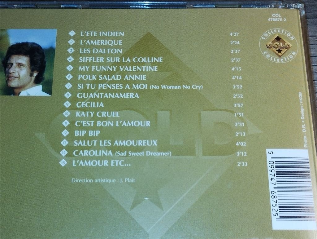 Joe Dassin ‎- Gold, Ophalen of Verzenden, Zo goed als nieuw, Overige soorten