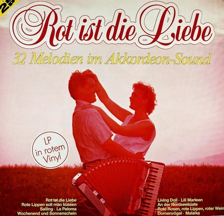 Rot ist die Liebe - Accordeon (ROOD Vinyl Dubbel LP) (1986), Cd's en Dvd's, Vinyl | Overige Vinyl, Gebruikt, 10 inch, Verzenden