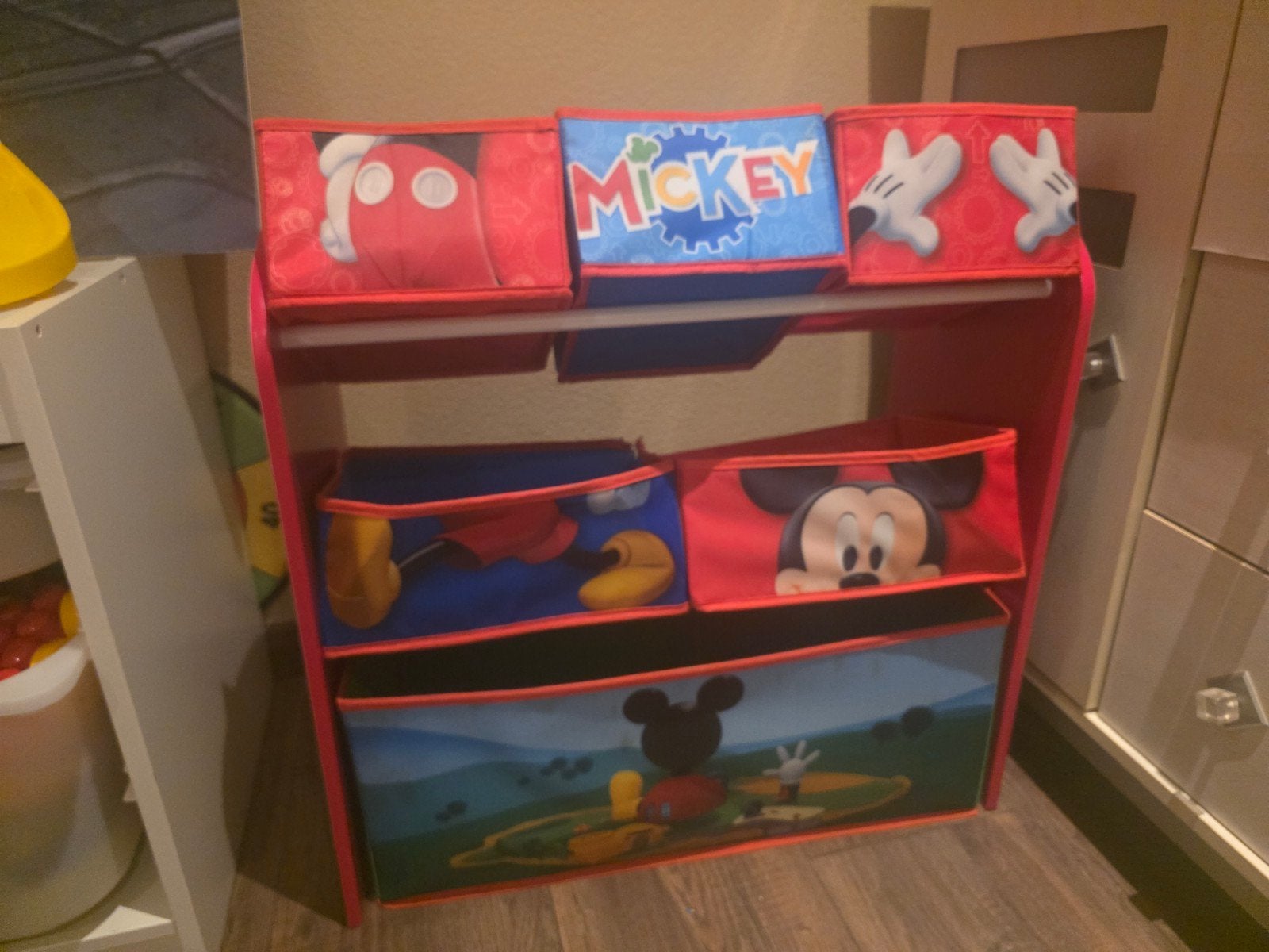 Mickey Mouse Opbergrek voor Speelgoed, Ophalen, Jongen of Meisje