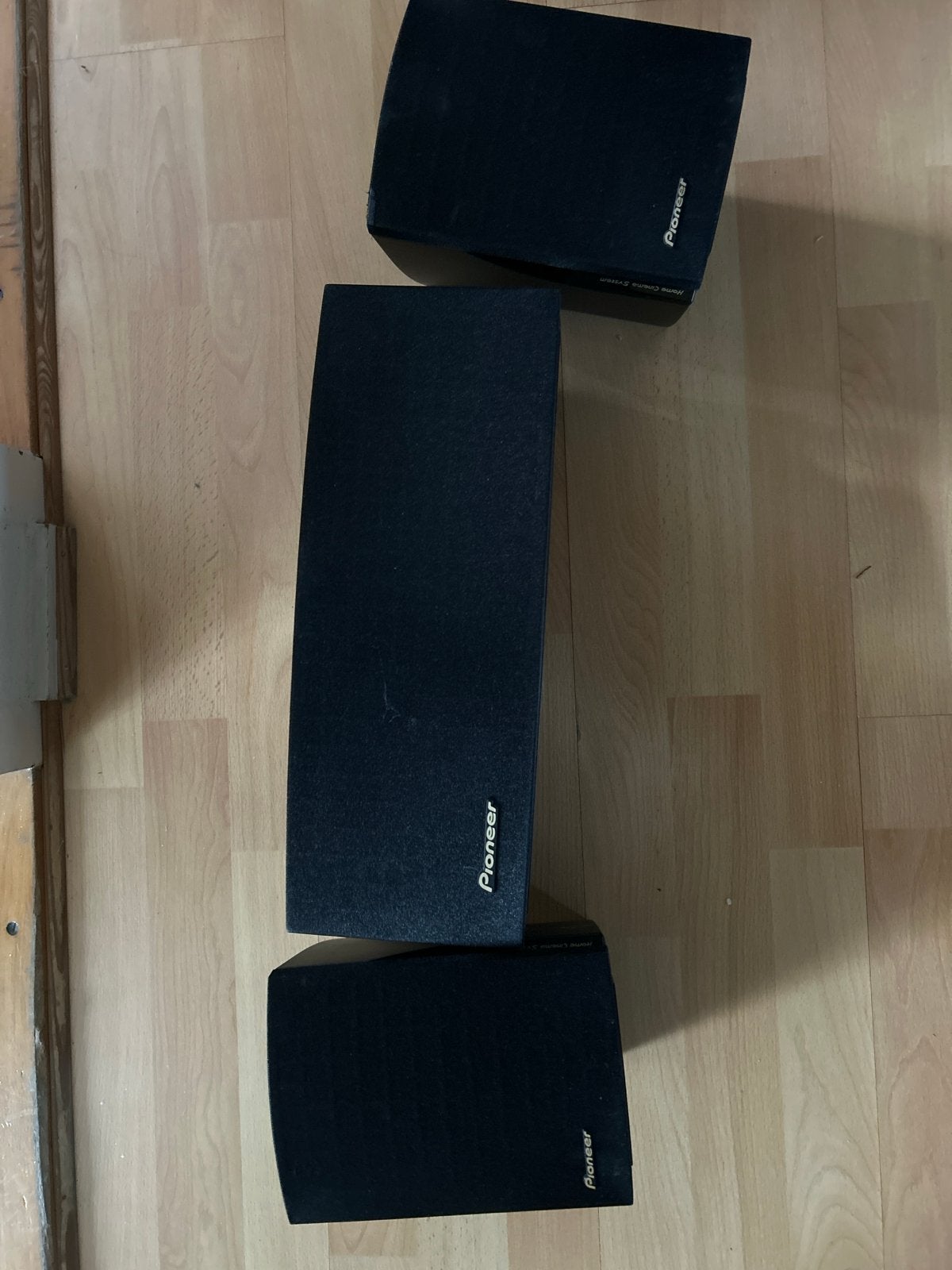 Pioneer S-CR39 Surround Speakerset (3 stuks), Gebruikt, Surroundset zonder subwoofer, Minder dan 60 watt, Ophalen
