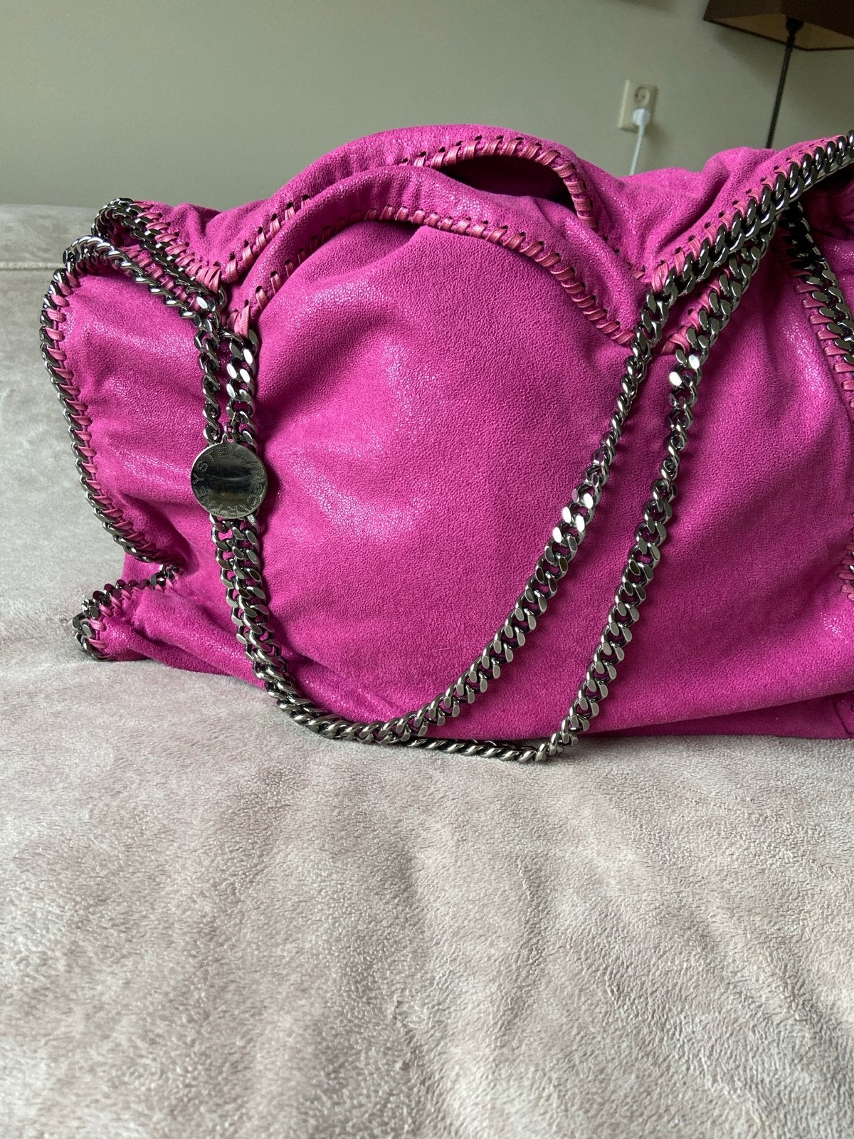 Stella McCartney Falabella Schoudertas - Fuchsia, Ophalen of Verzenden, Gebruikt, Roze, Schoudertasje