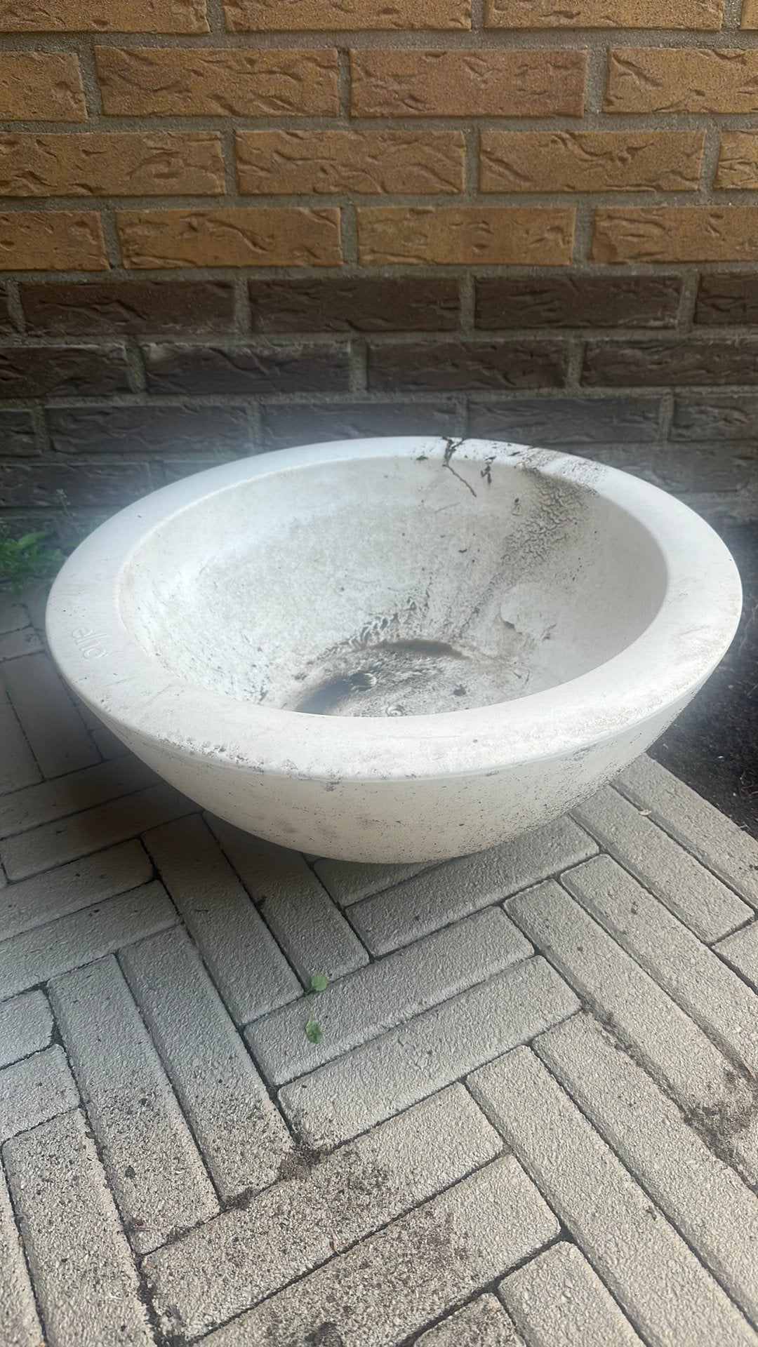 Bloembak van elho gratis, Tuin en Terras, Ophalen, Kunststof, Minder dan 30 cm, Rond