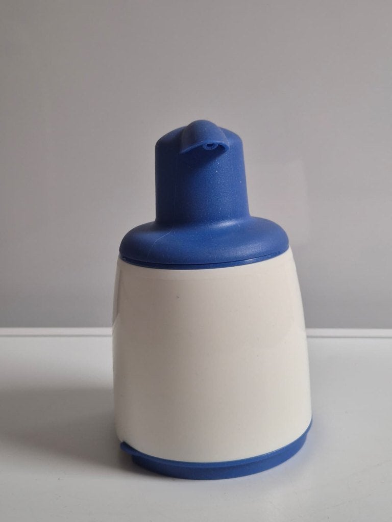 Tupperware Oceano zeeppomp dispenser Wit met blauw Nieuw, Ophalen of Verzenden, Nieuw, Blauw, Overige typen