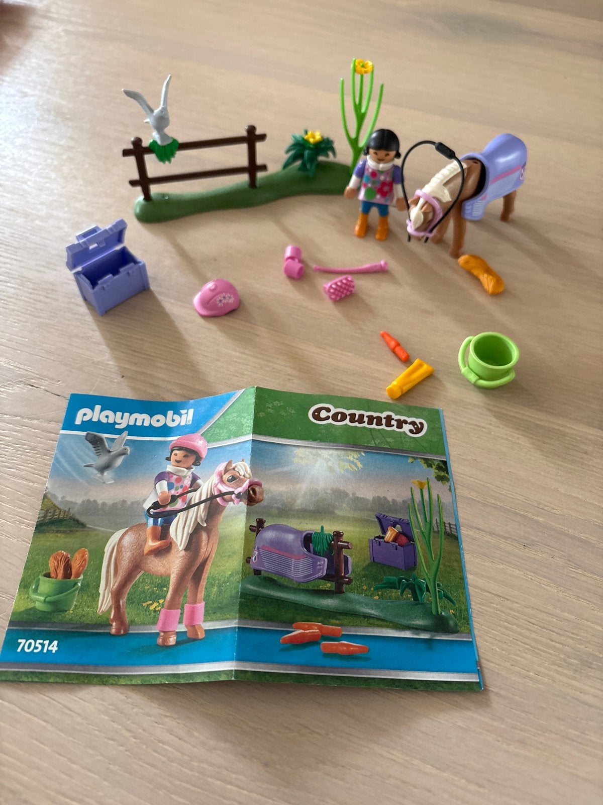 Playmobil Country Paard met Ruiter (70514), Ophalen of Verzenden, Gebruikt, Meisje