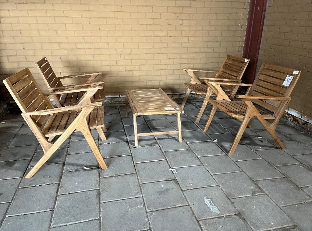 Raw Materials tuinset loungeset Odin | Van €1485, nu voor, Raw Materials, Raw Materials, Teakhout, Nieuw