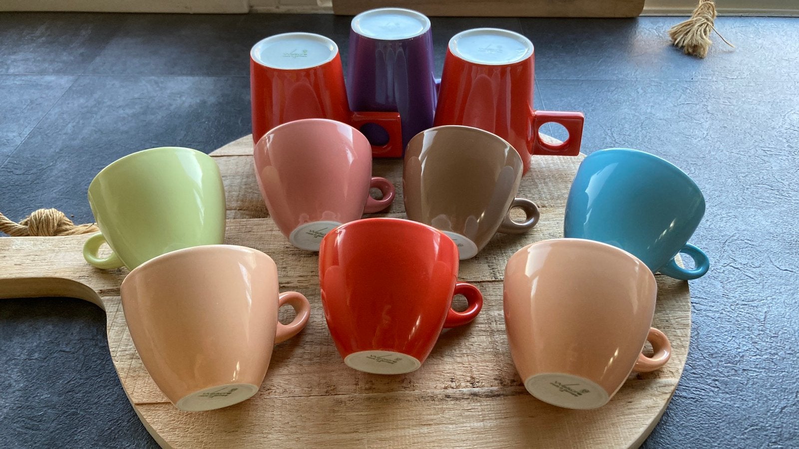 Diverse Walkure mokken, kop en schotel, Espresso en Cappucci, Huis en Inrichting, Overige merken, Keramiek, Nieuw, Ophalen of Verzenden