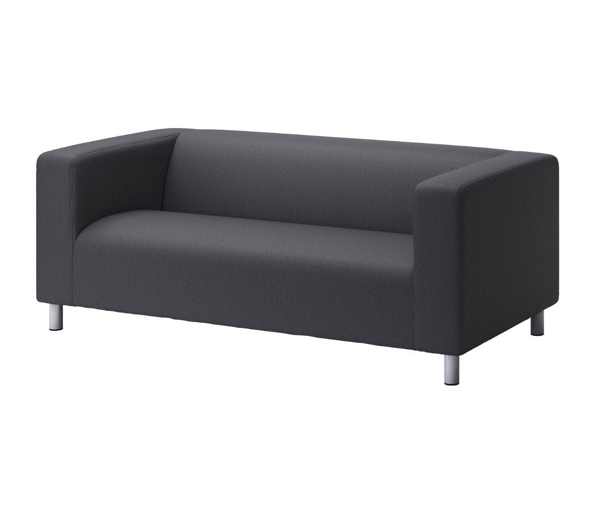 IKEA Klippan hoes - Grijs, Ophalen of Verzenden, Gebruikt, Stof, 125 cm of meer