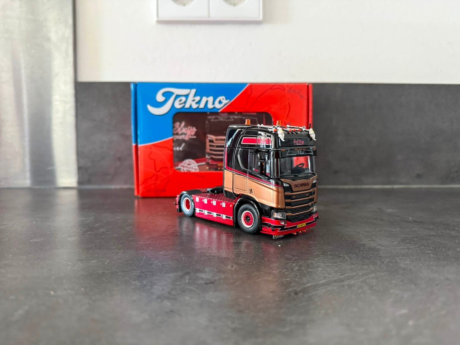 Tekno - Scania Bart Sluis, Ophalen of Verzenden, Nieuw, Bus of Vrachtwagen, Tekno