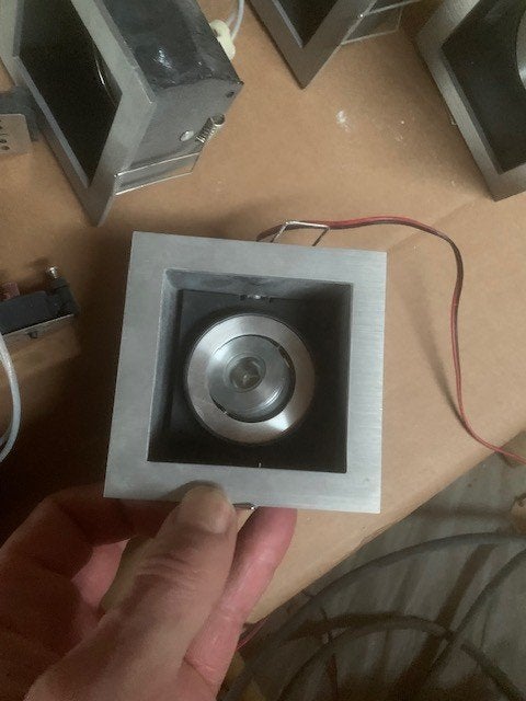 Delta Light Spots, Huis en Inrichting, Lampen | Spots, Zo goed als nieuw, Plafondspot of Wandspot, Metaal of Aluminium, Halogeen