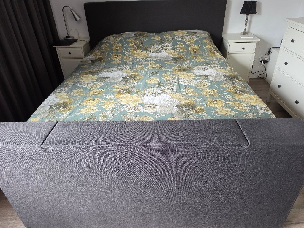 Swiss Sense Boxspring 160x200 elektrisch verstelbaar, Ophalen, Gebruikt, Modern, Elektrisch verstelbaar, Tweepersoons