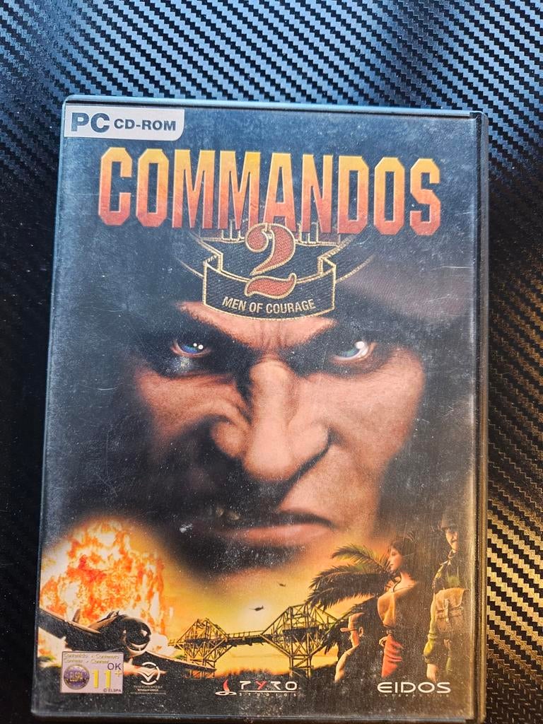 Commandos 2: Men of Courage PC CD-ROM, Gebruikt, 1 speler, Ophalen of Verzenden, Strategie en Constructie