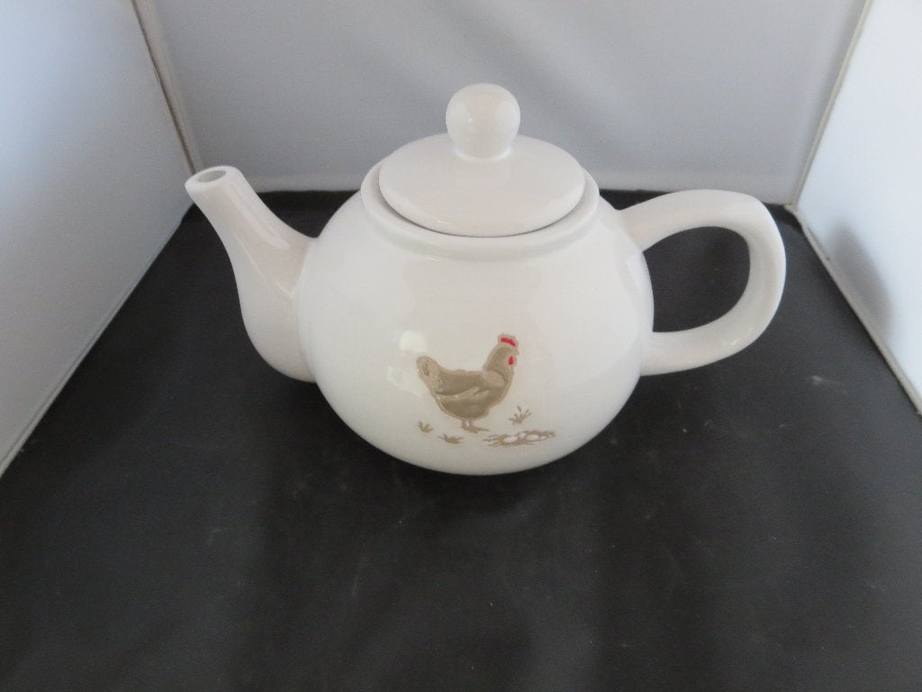 Theepot Kippenservies Arlette, Info@detagrijn.com, Overige materialen, Overige merken, Overige typen