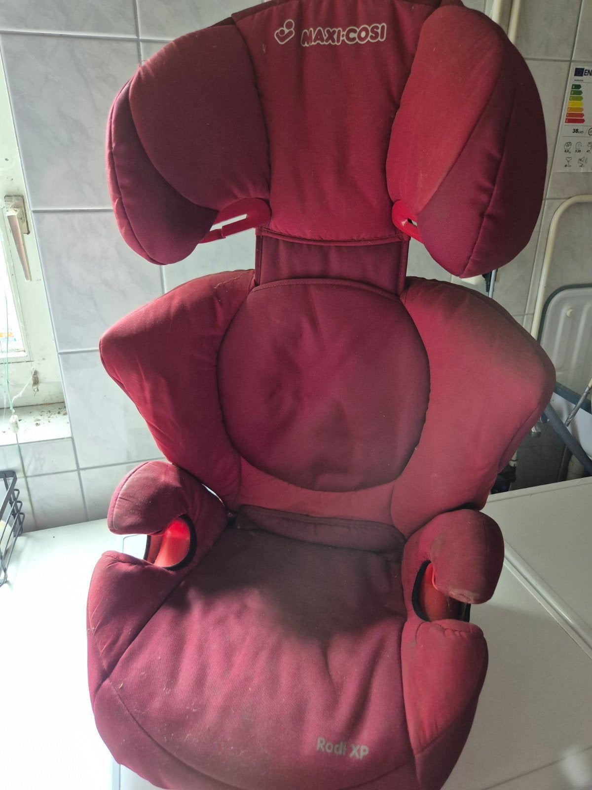 Maxi-Cosi Rodi XP autostoel - Rood, Ophalen, 15 t/m 36 kg, Verstelbare rugleuning, Maxi-Cosi
