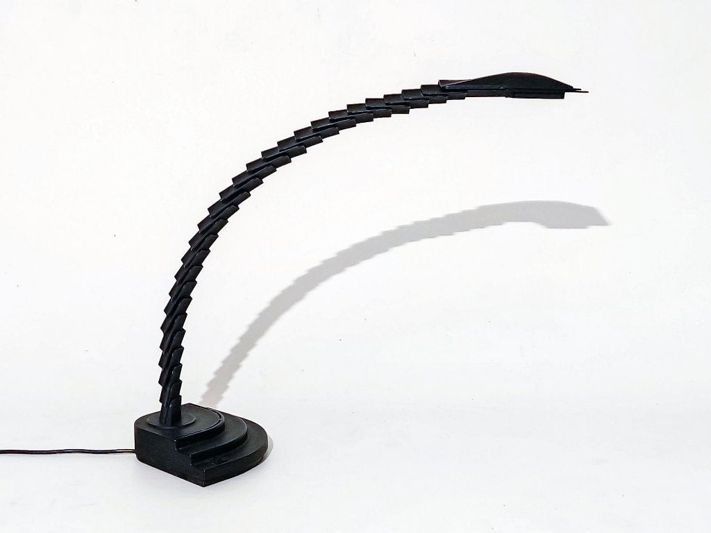 bureaulamp Proteo Massanzago Italy, Bureaulamp, Gebruikt, Vintage, 55 cm