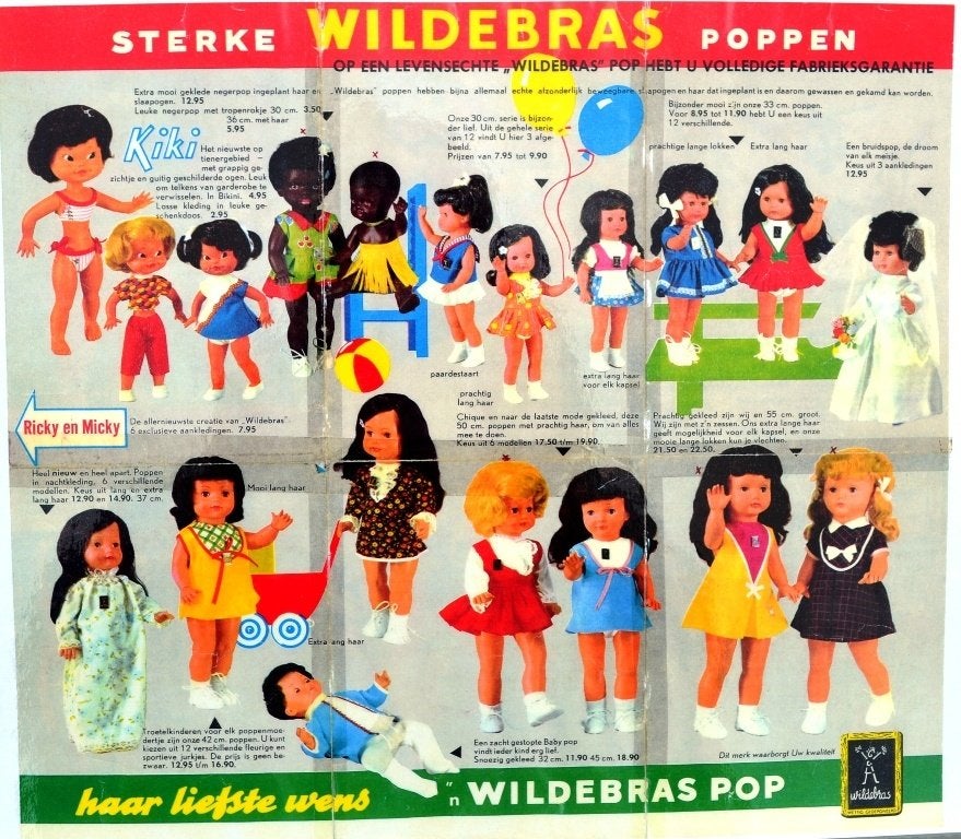 Mooie gelamineerde wildebras folder uit de jaren 1960 Nr 3, Ophalen of Verzenden, Zo goed als nieuw, Accessoires