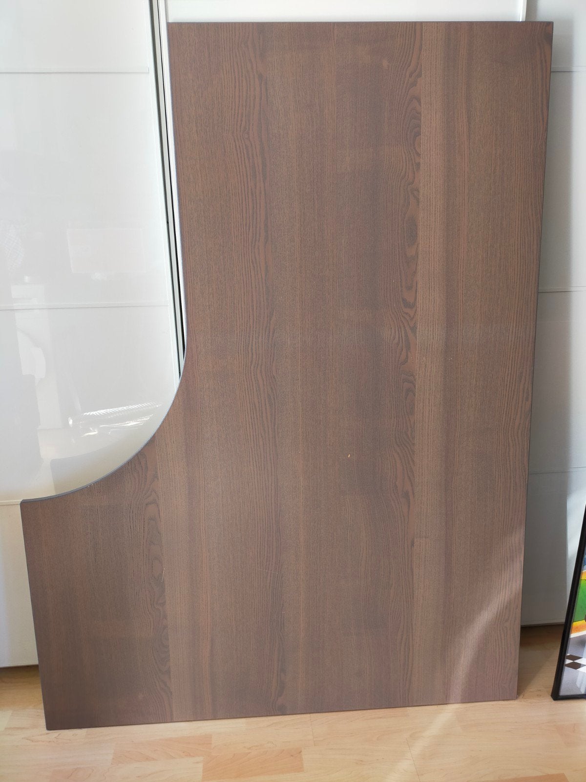 IKEA Galant Bureau Blad met Onderstel, Huis en Inrichting, Bureaus, Ophalen, Gebruikt, Hout, Hoekbureau