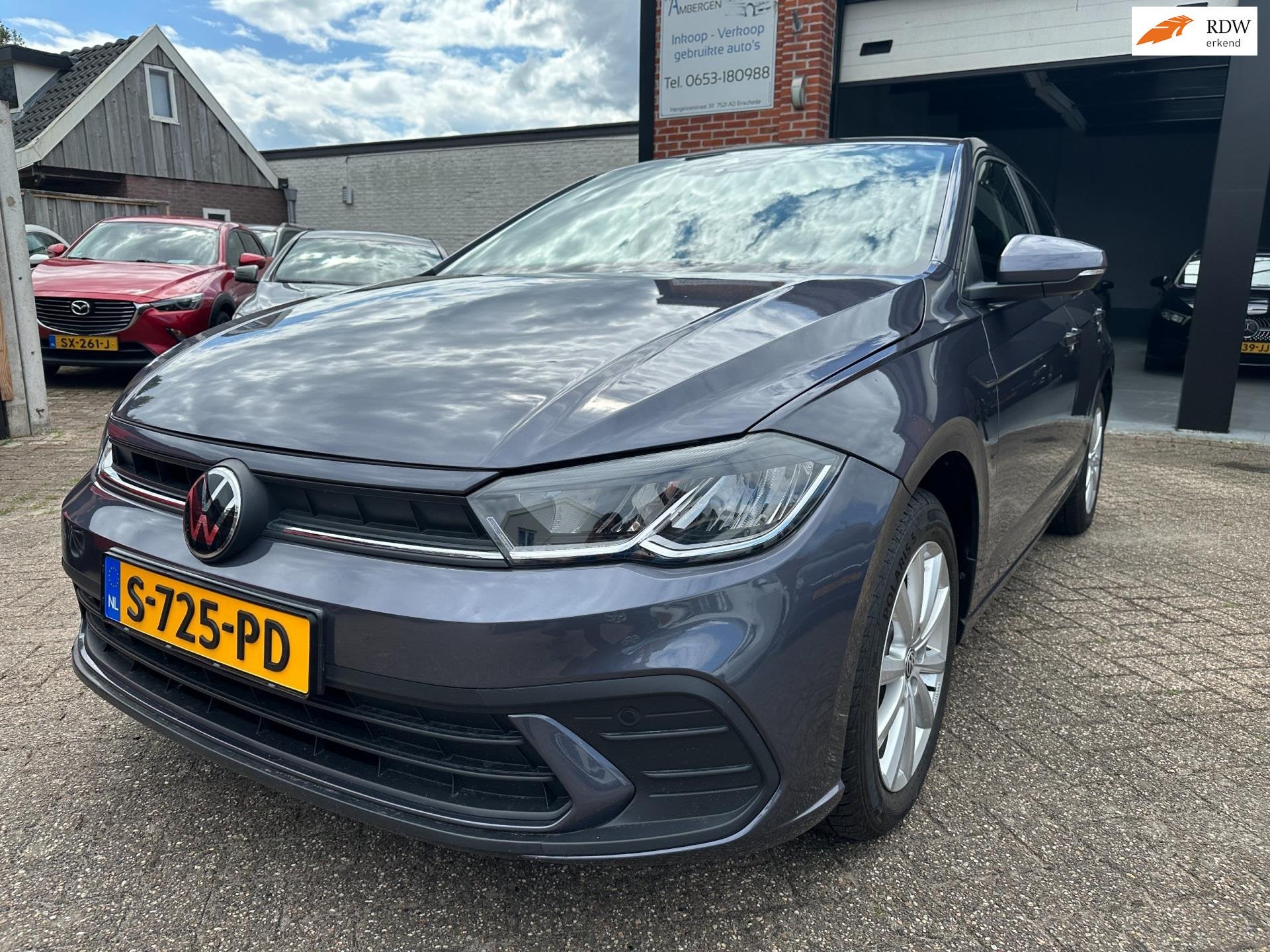 Volkswagen Polo 1.0 80pk AIRCO-CRUISE-SPORTWIELEN-DIGITALE D, Auto's, Volkswagen, Voorwielaandrijving, Stof, Start-stop-systeem