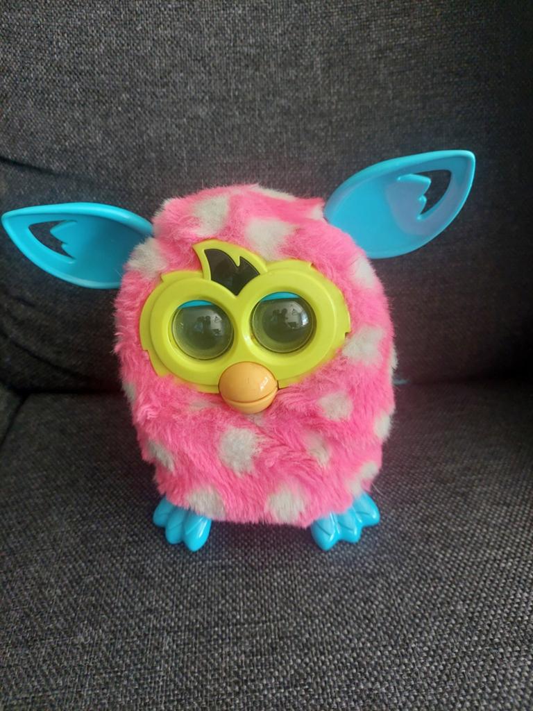 Leuke, goed werkende Furby in het roze met witte stippen, Ophalen of Verzenden