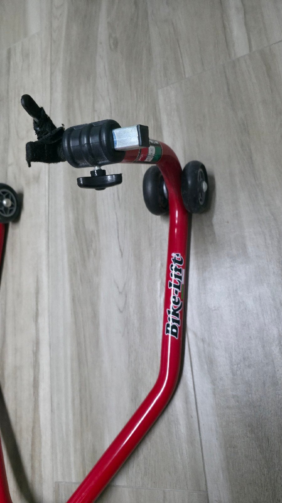 Bike-Lift motorfiets paddockstand rood, Ophalen of Verzenden, Zo goed als nieuw