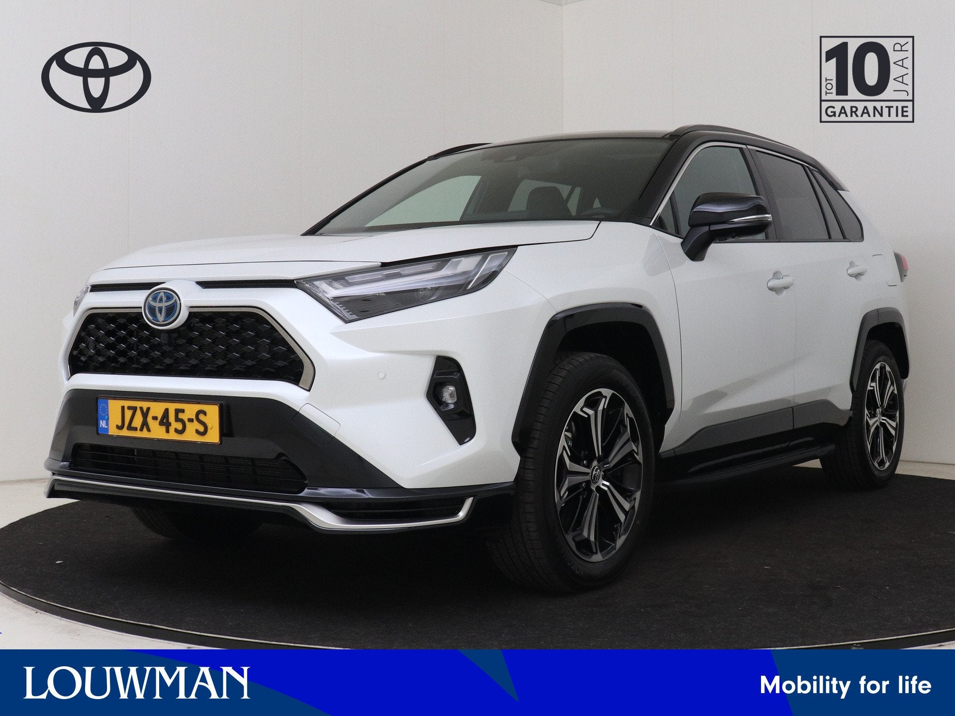 Toyota RAV4 2.5 Plug-in Hybrid AWD Bi-Tone Plus | DEMO & DIR, Automaat, 4 cilinders, Wit, Bedrijf